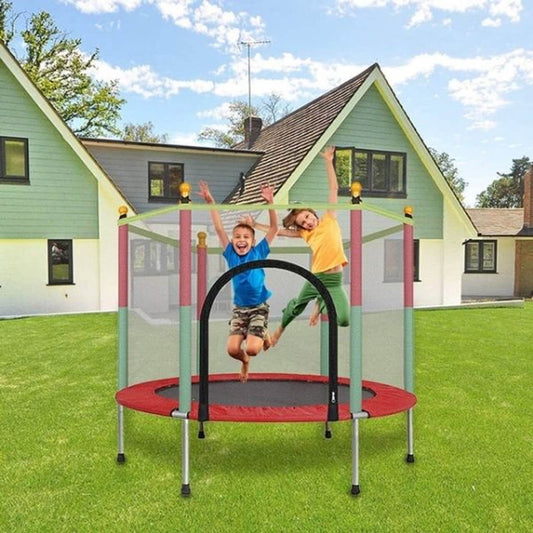 1 4m Kids Trampoline with Safety Net