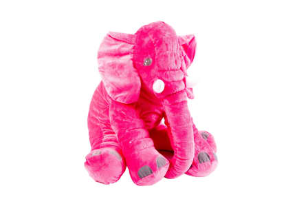 Stuffed Plush Elephant toy for kids - Pink_0